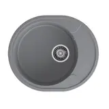 Кухонная мойка Granfest Urban 857L (570*480) Темно-серый