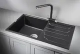 Кухонная мойка Granula GR-8601 (860*500) Шварц