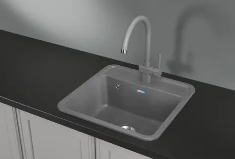 Кухонная мойка Granula Standart ST-5001 (500*500) Графит