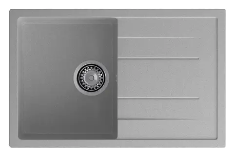 Кухонная мойка Granfest Quadro 780L (770*495) Серый