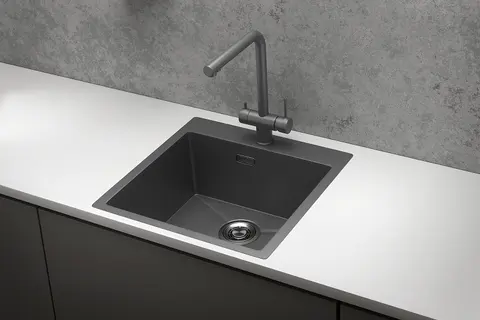 Кухонная мойка Granula GR-5151 (510*510) Графит Матовый