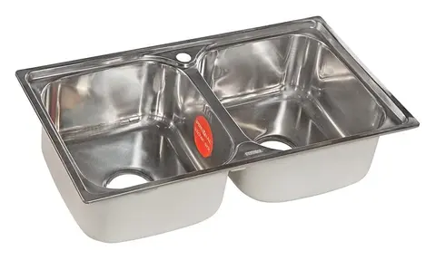Кухонная мойка Premial PL 7542 P (750*420) 0,8 Глянец 2 чаши